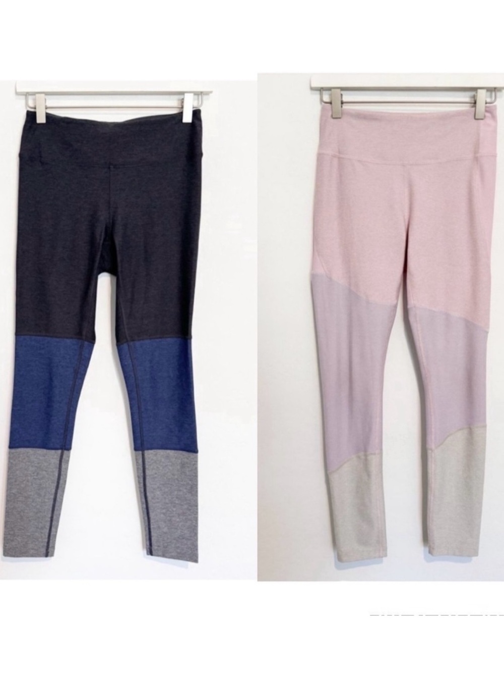 Outdoor Voices Bundle Leggings Size Small Blue Gym Workout Sporty Clean Girl